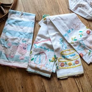 Embroidered Dish Towels - Anthropologie